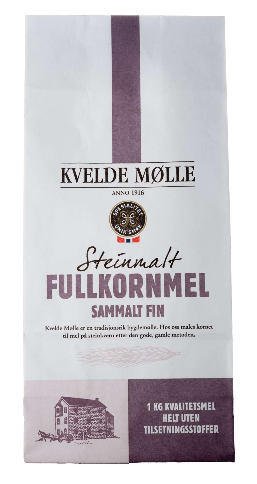 Hvetemel fullkorn steinmalt  1kg