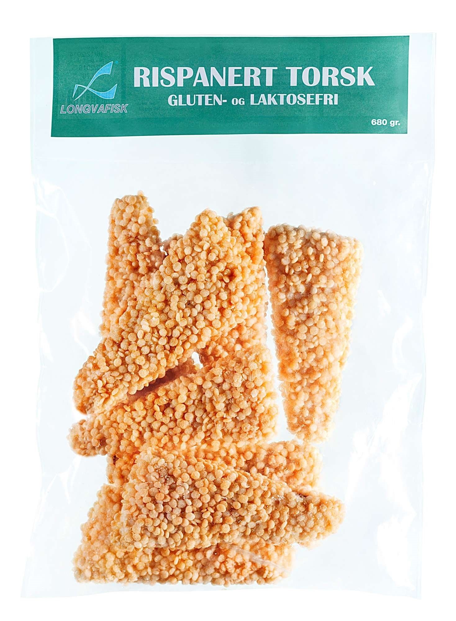 Rispanert torsk gluten- og laktosefri 680g