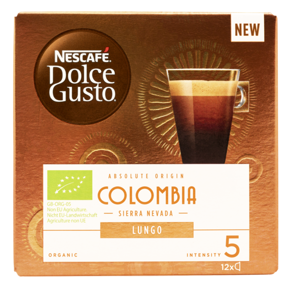 Dolce gusto colombia lungo organic  84g