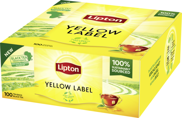 Yellow label te økol.  100poser