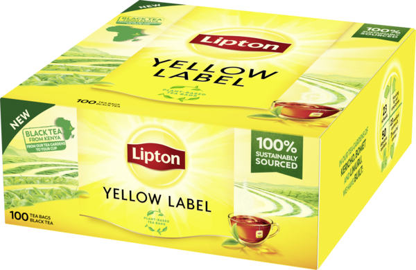 Yellow label te økol.  100poser