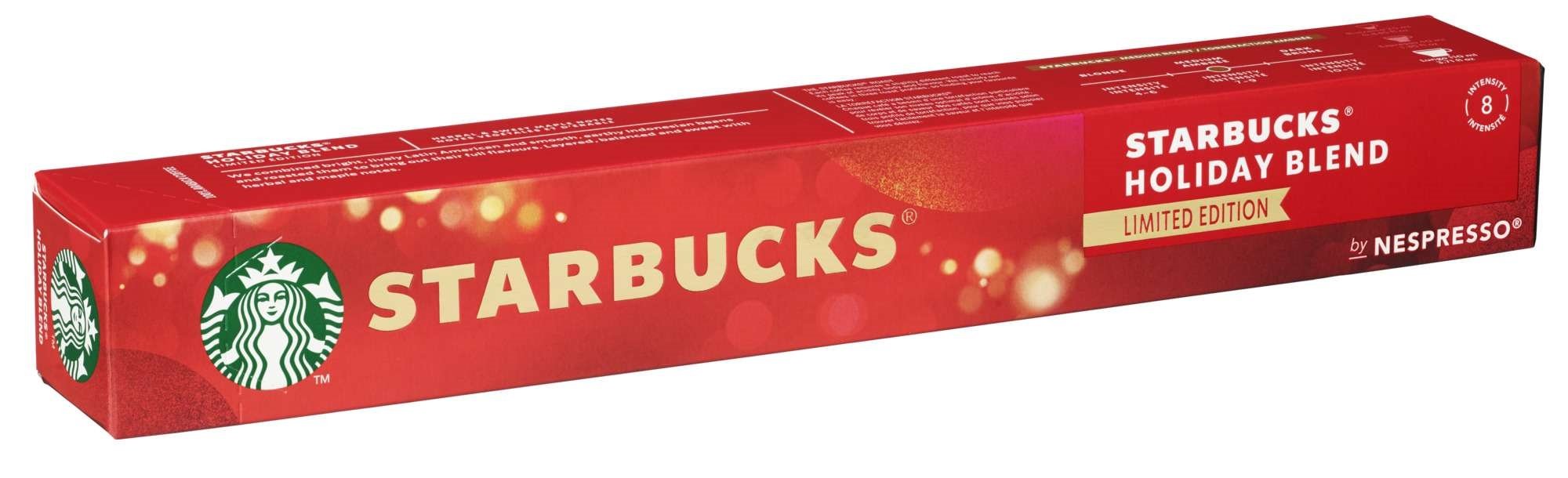 Starbucks holiday blend   10x57g