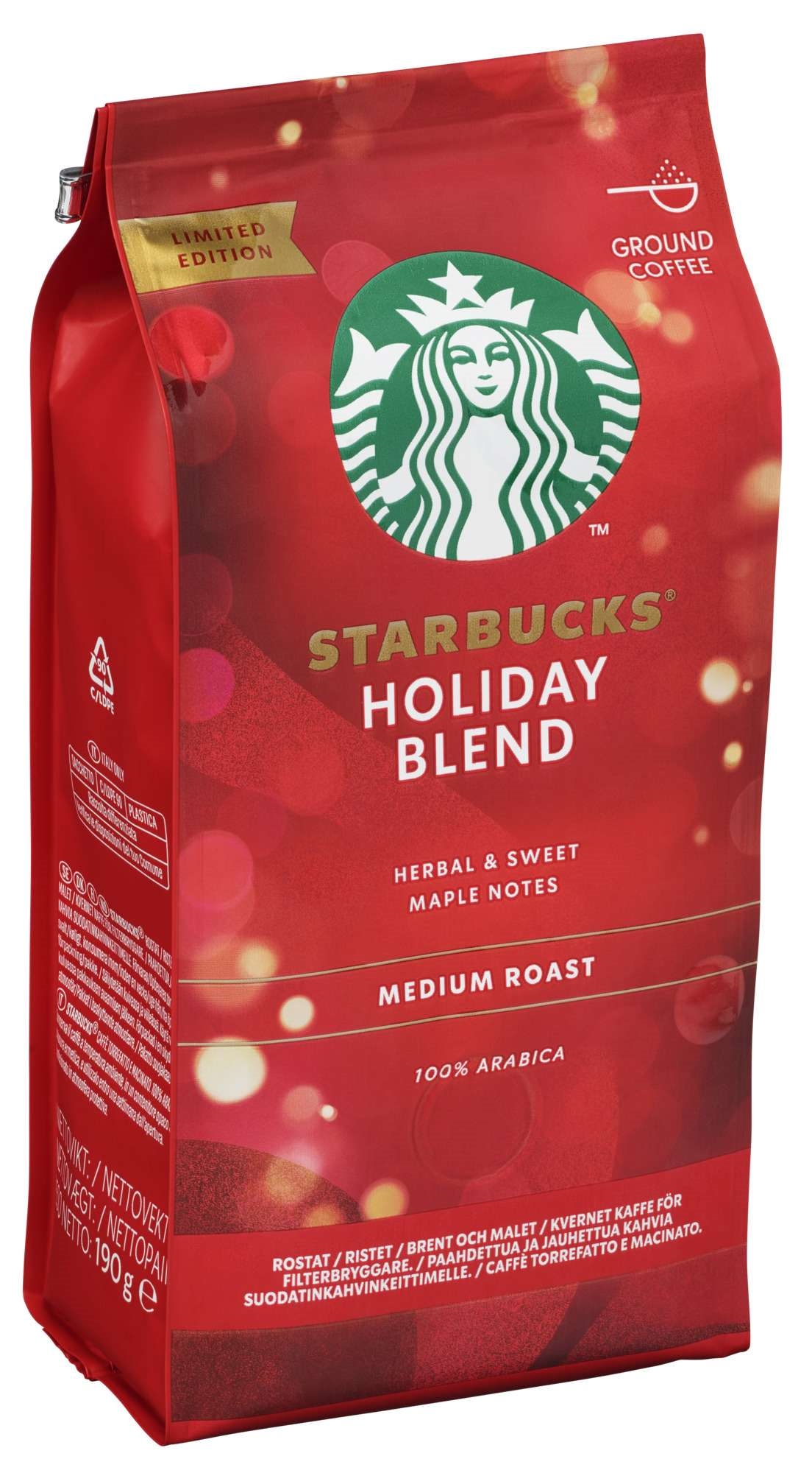 Starbucks holiday blend rg   190g