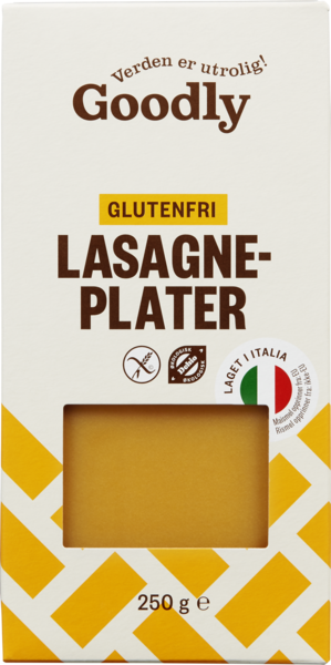 Lasagneplater glutenfri  250g