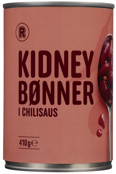 Kidneybønner i chili  410g