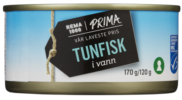 Tunfisk i vann msc  170g