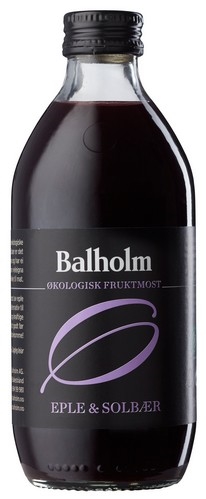 Balholm friskpressa eple&solbær økol.  12x33cl