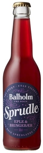 Balholm sprudle eple & bringebær   12x33cl