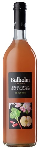 Balholm eple & rabarbara økol.   12x75cl