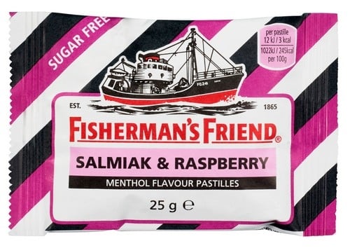 Fisherman's friend salmiak & raspberry  25g