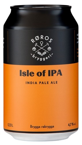 Røros bryggeri isle of ipa bx   4,7%   24x33cl