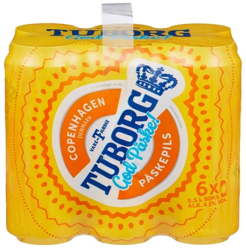 Tuborg påskepils bx   4,5%   24x50cl