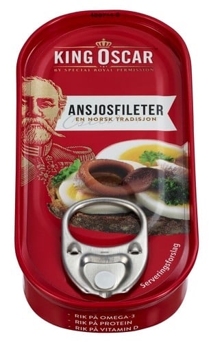 King oscar ansjosfilet   50g