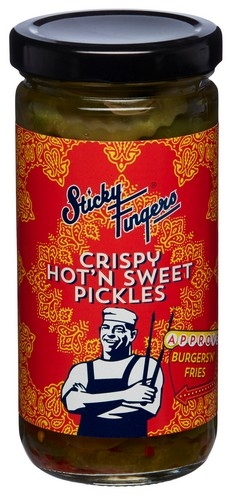 Hot'n sweet pickles  226g