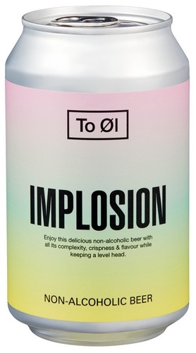 To øl implosion non alcoholic   0,3%   24x33cl