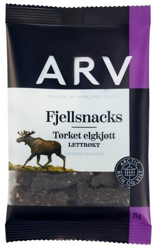 Fjellsnacks elgkjøtt   25g