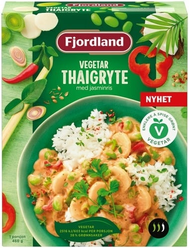 Thaigryte veg m/ris  460g