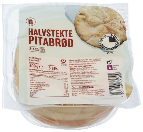 Pitabrød  400g