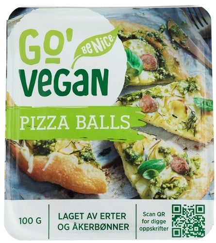 Go'vegan pizzaballs   100g