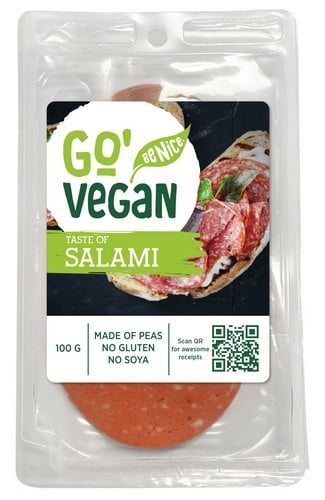 Go'vegan smak av salami 100g