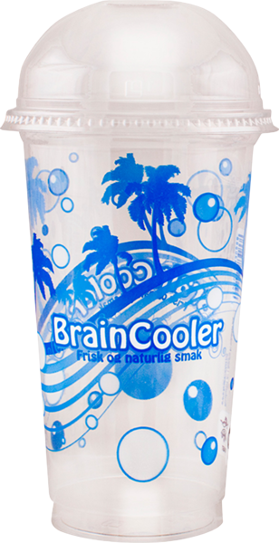 Braincooler slush beger m/lokk 0,5l  600stk