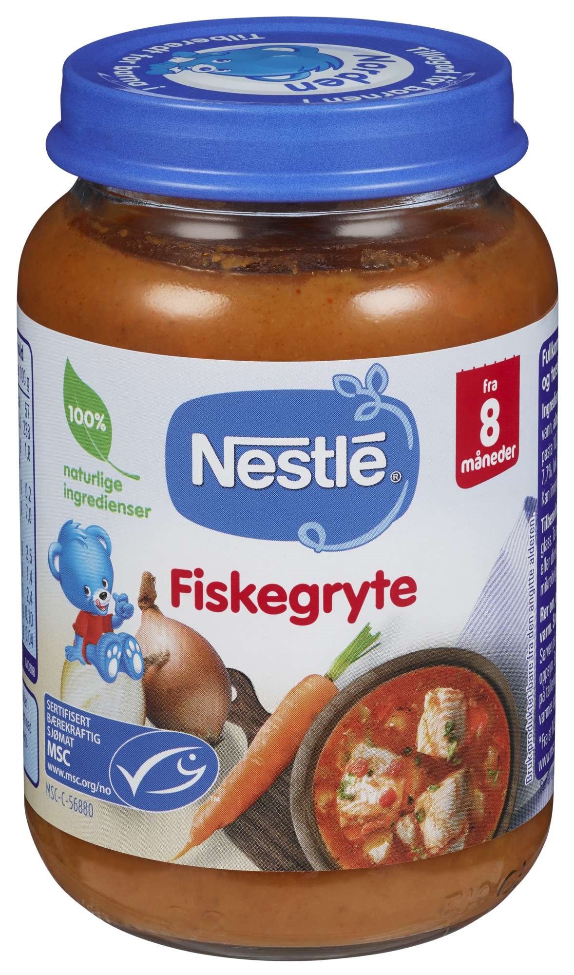 Naturnes fiskegryte 8m  190g