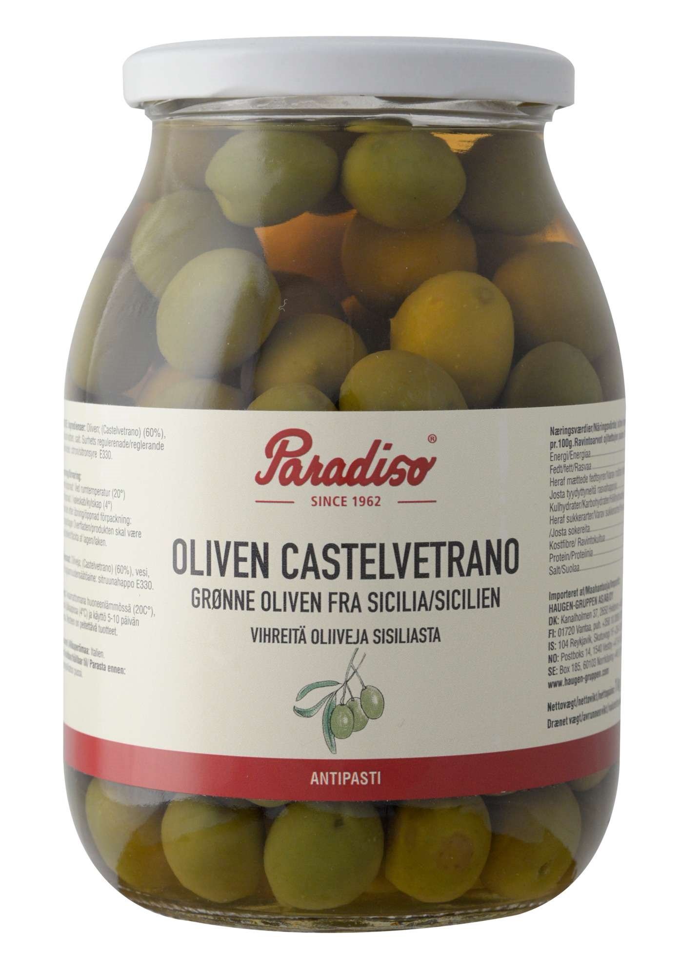 Oliven store grønne castelvetrano   1kg