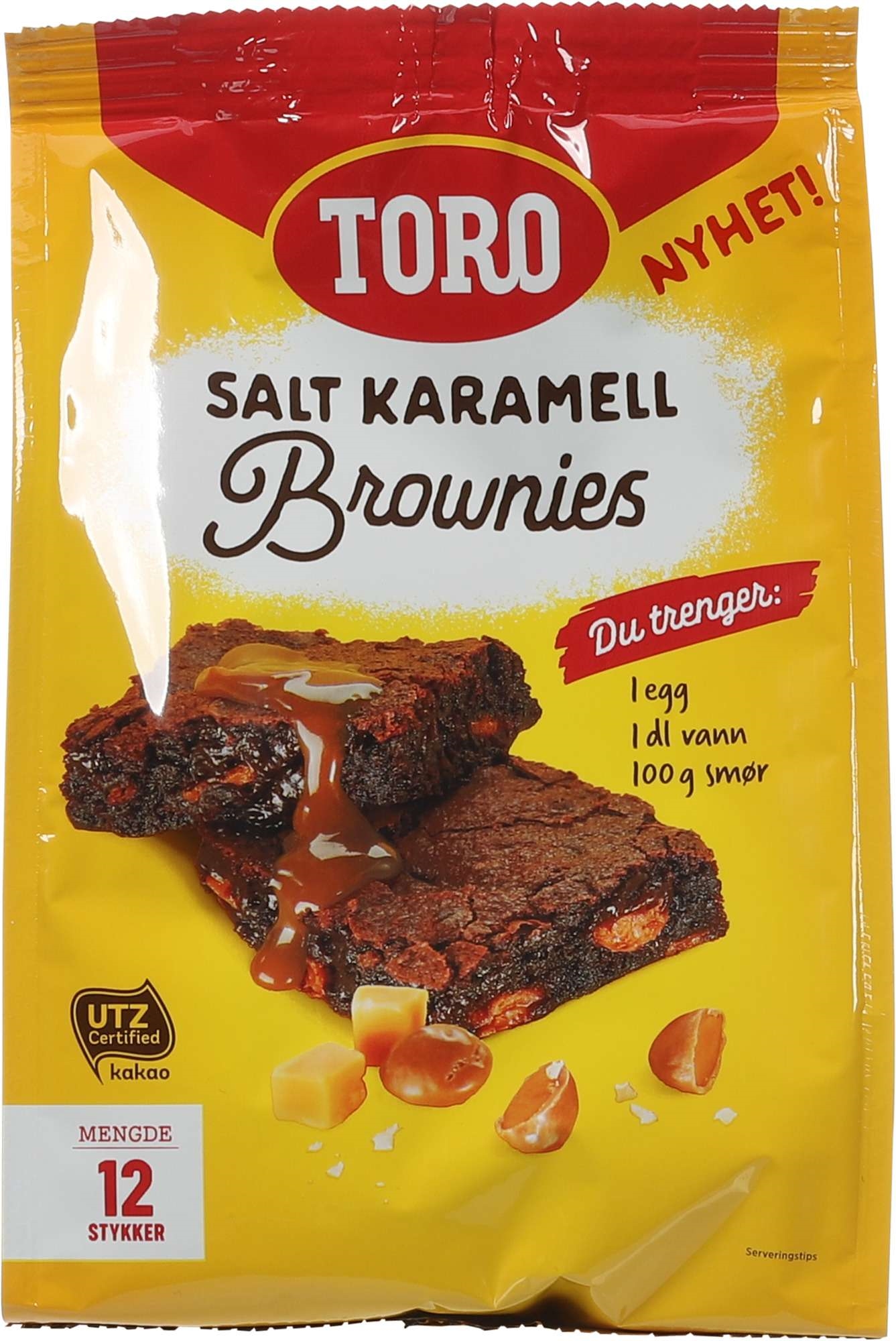 Brownies salt karamell   541g