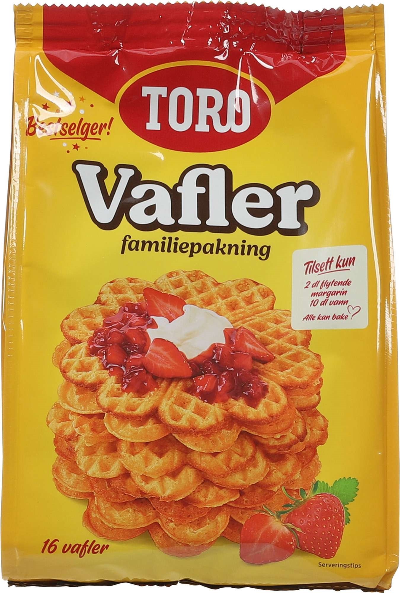 Vafler familiepakning 591g