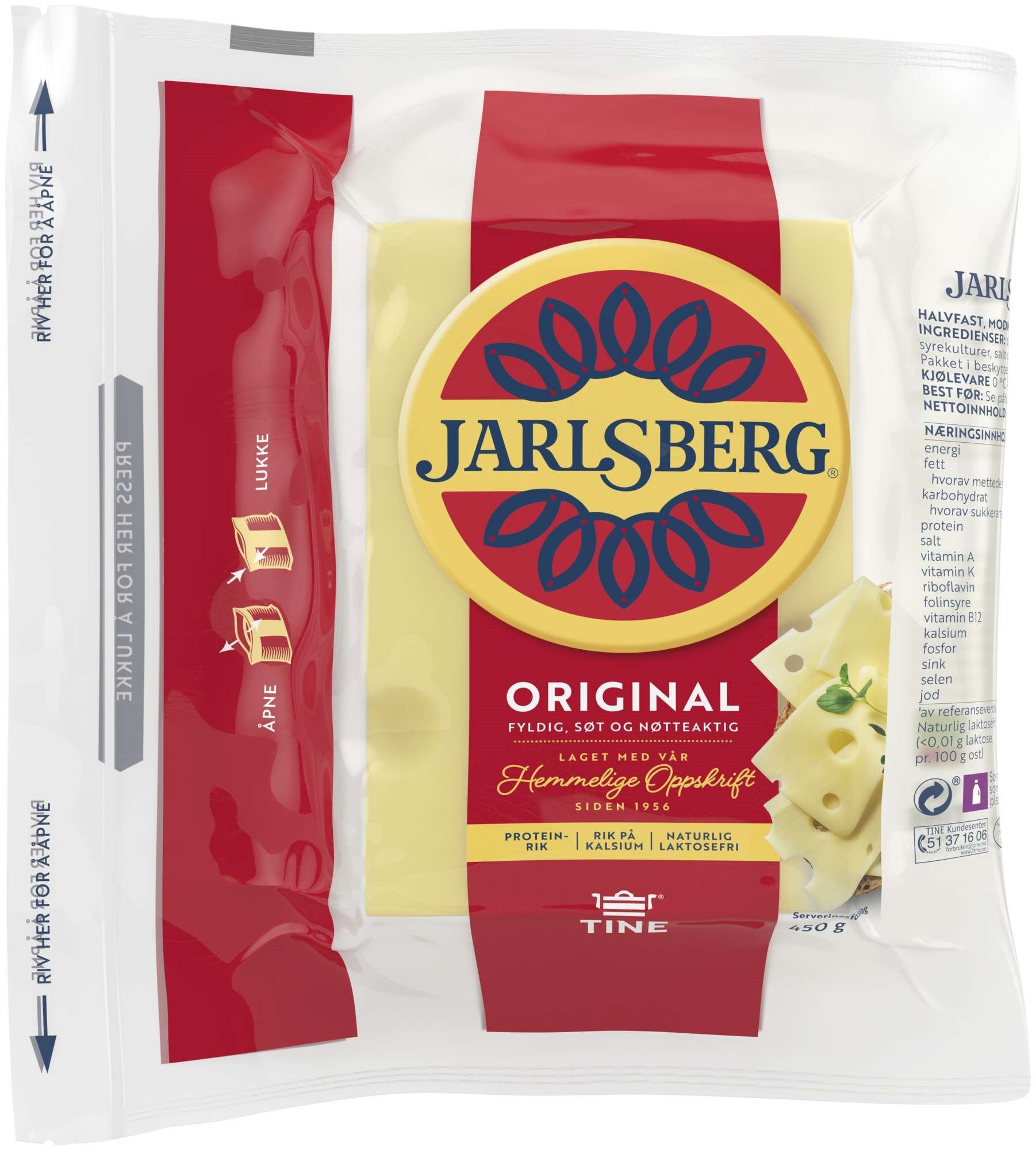 Jarlsberg skorpefri   450g