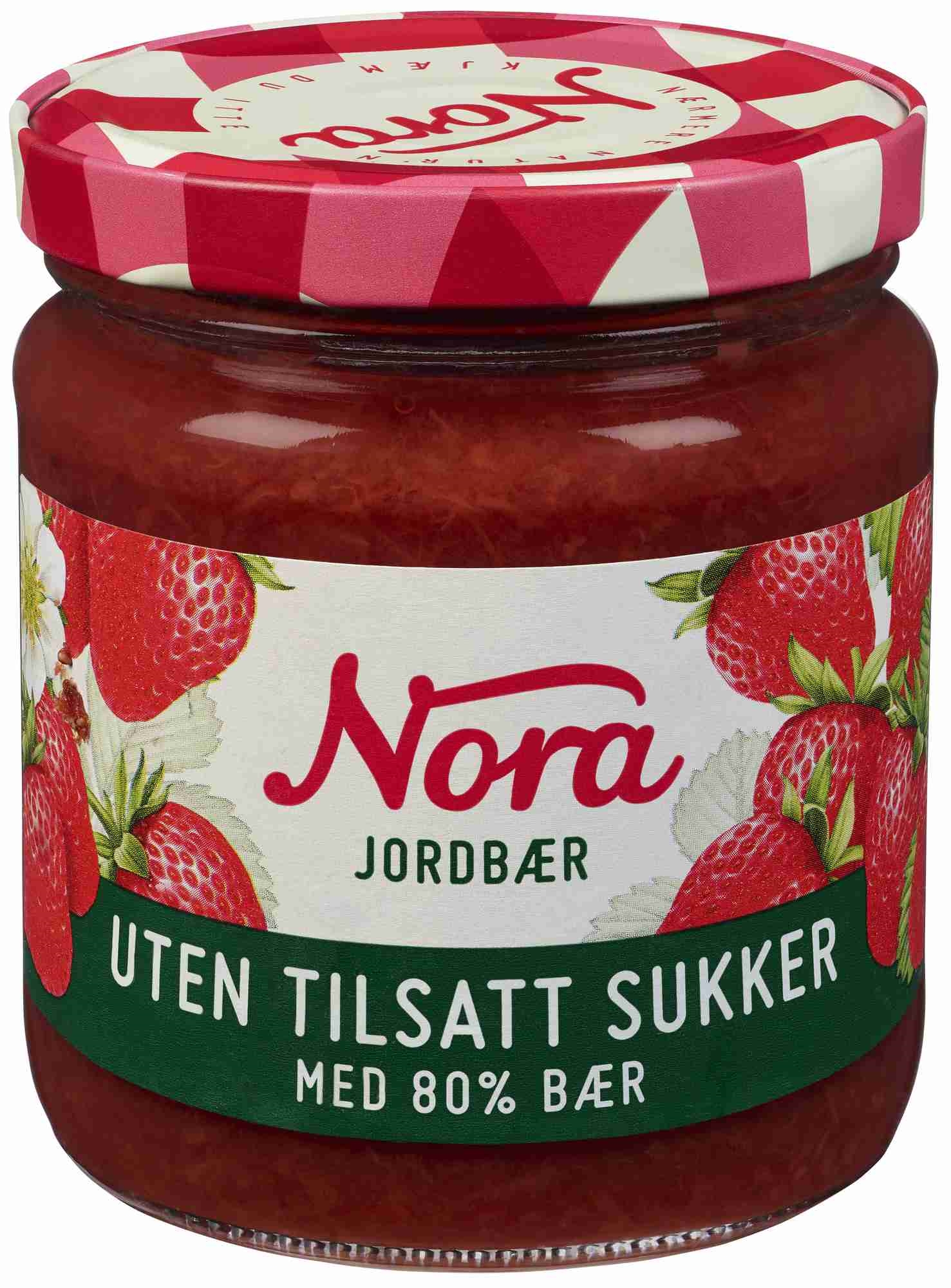 Jordbær syltetøy u/tilsatt sukker 275g