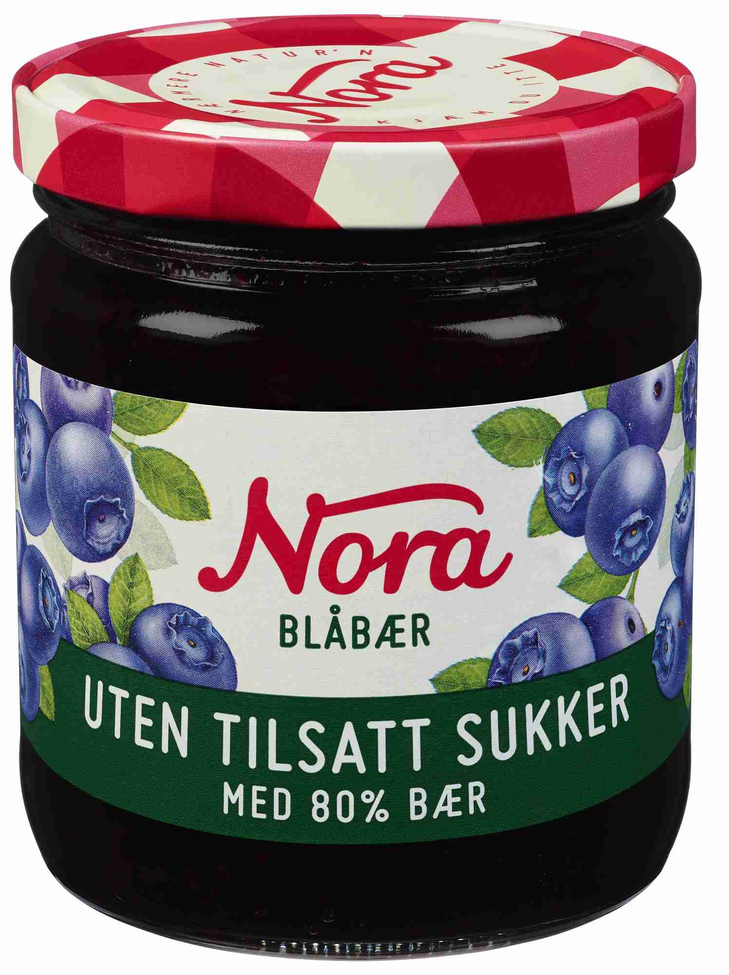 Blåbær syltetøy u/tilsatt sukker 275g