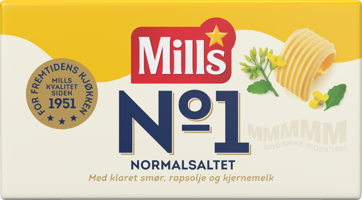 Mills no1 normalsaltet   500g