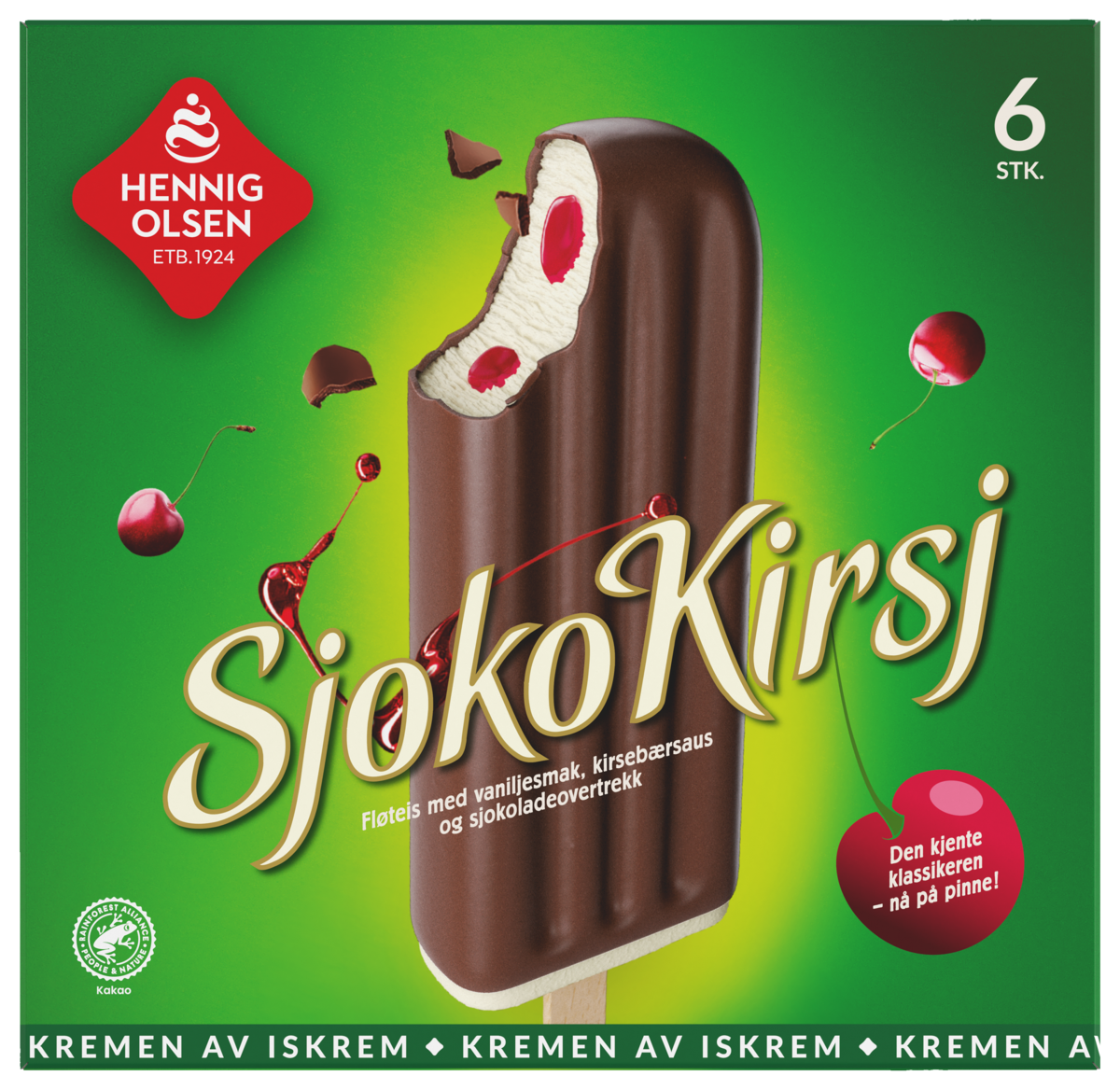 Sjokokirsj 6pk  540ml