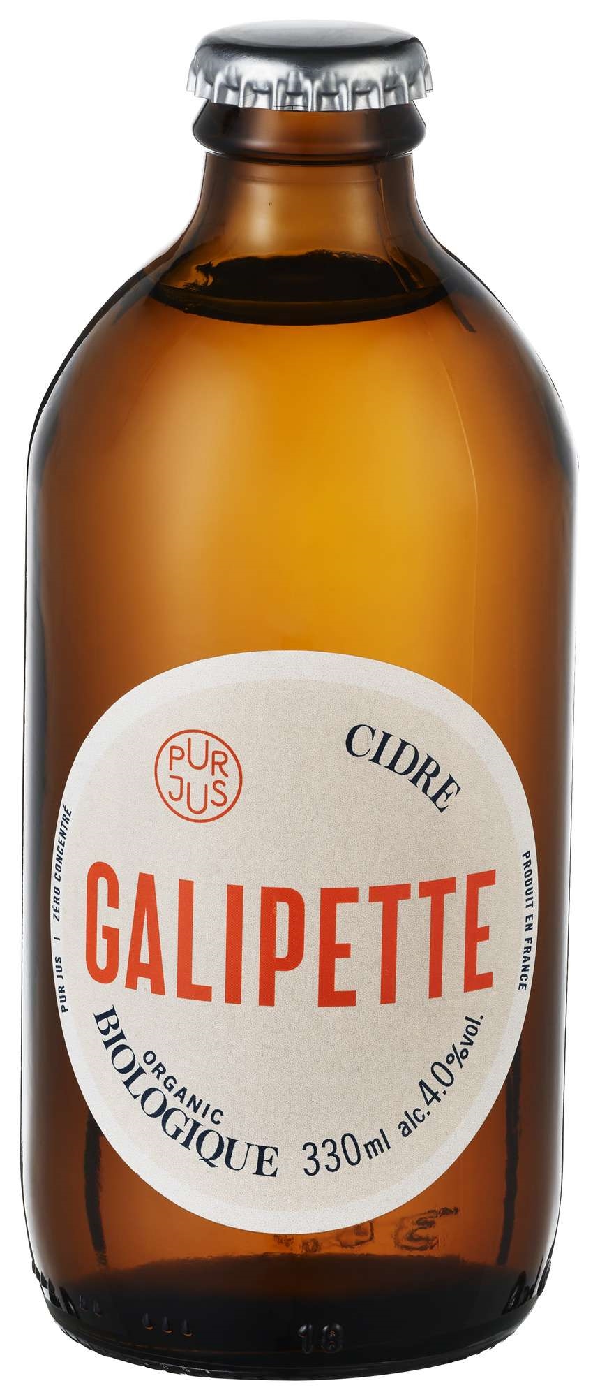 Galipette cidre biologique    4%   24x33cl