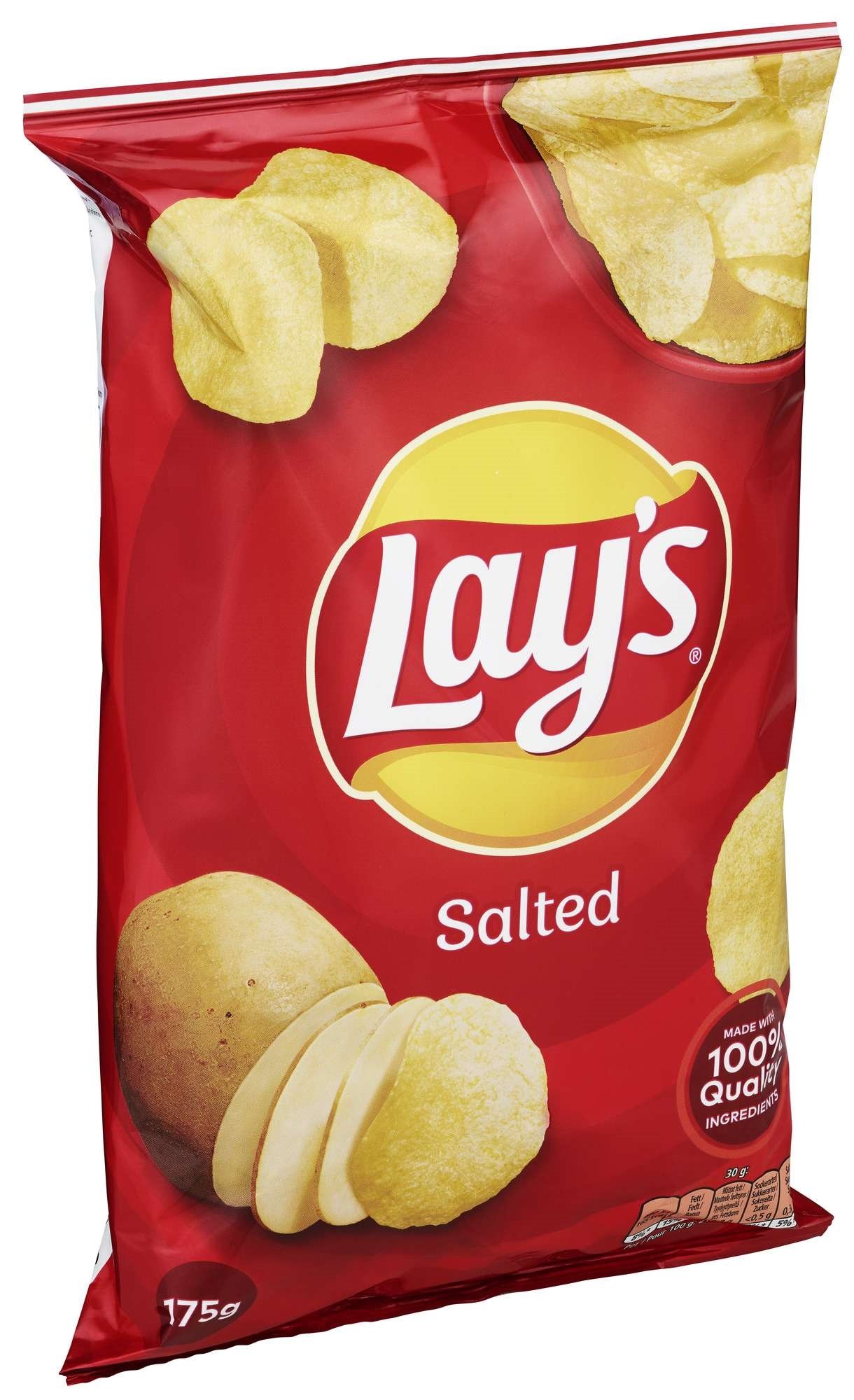 Chips salted   175g