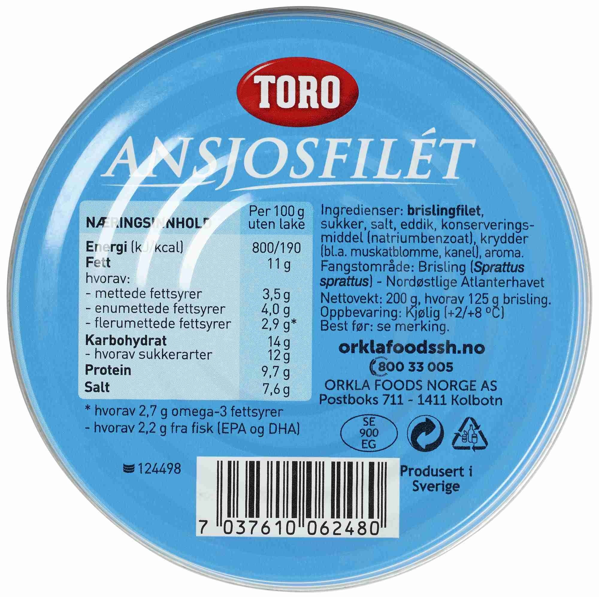 Ansjosfilet   200g