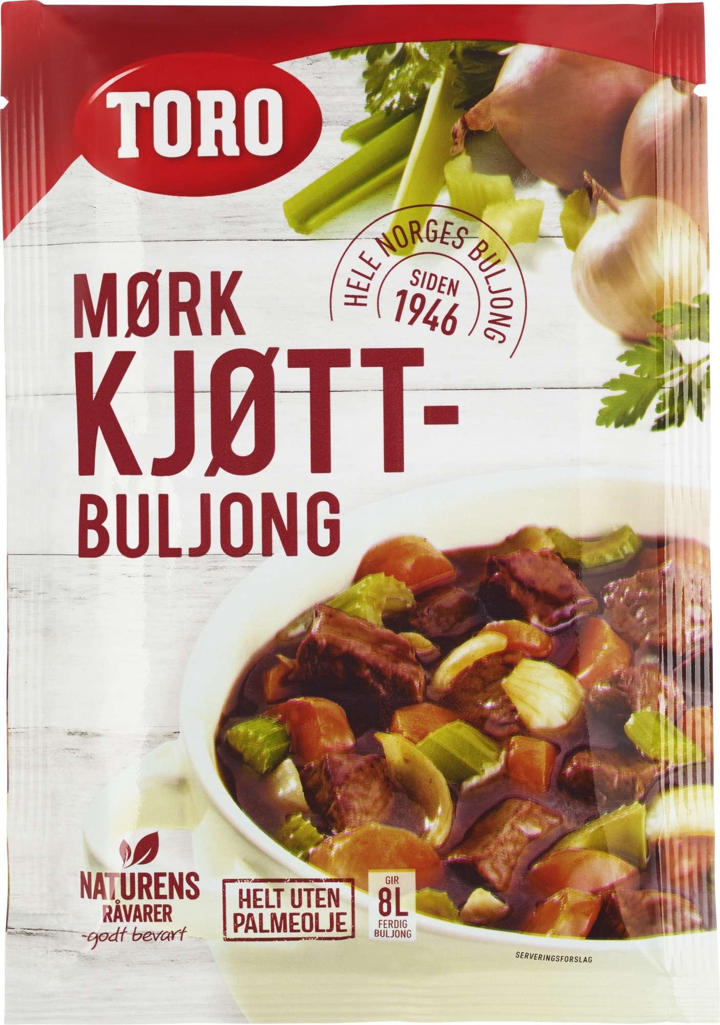 Buljongpulver mørk 7,5l     150g