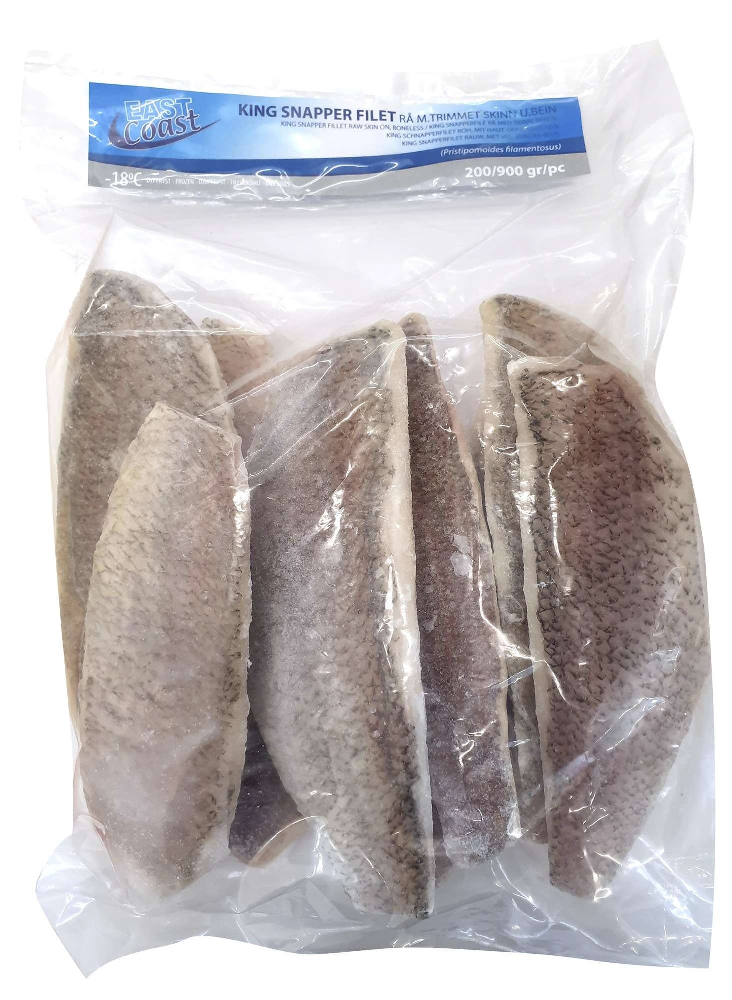 King snapper filet 200/900g  1,8kg