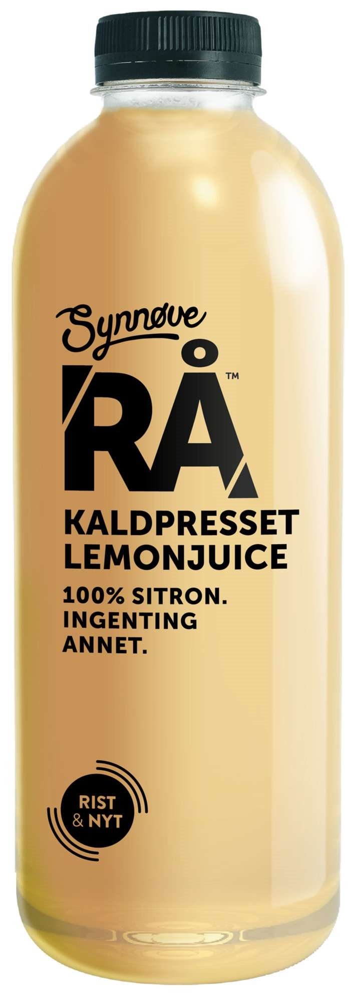 Rå kaldpresset lemonjuice  1l