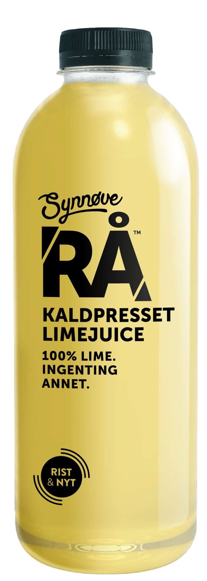 Rå kaldpresset limejuice  1l