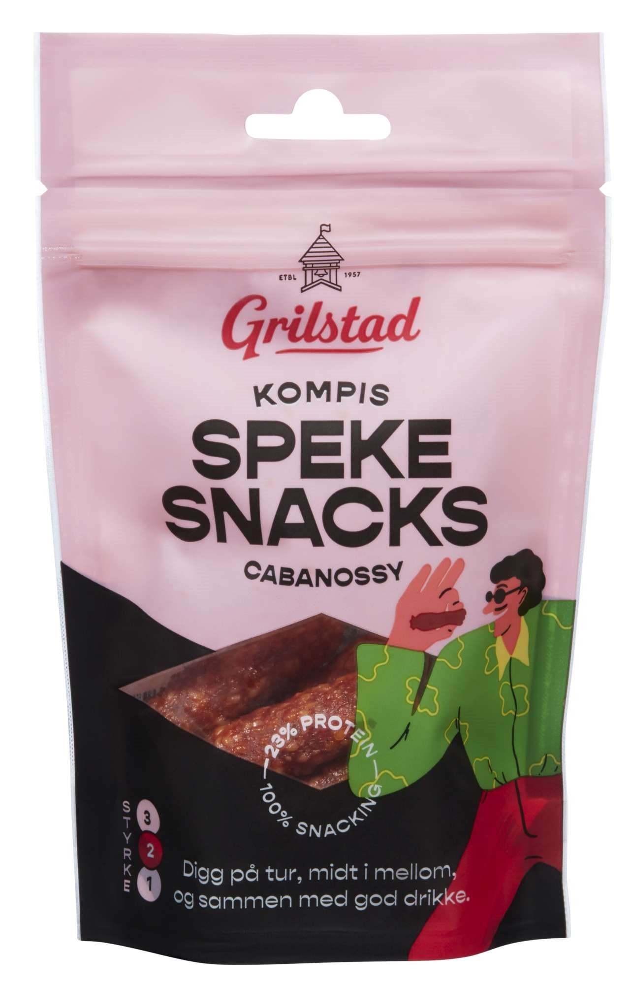 Kompis spekesnacks cabanossy   55g