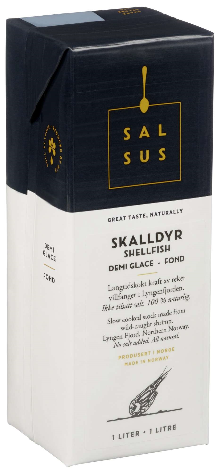 Skalldyr demi glace fond  1l