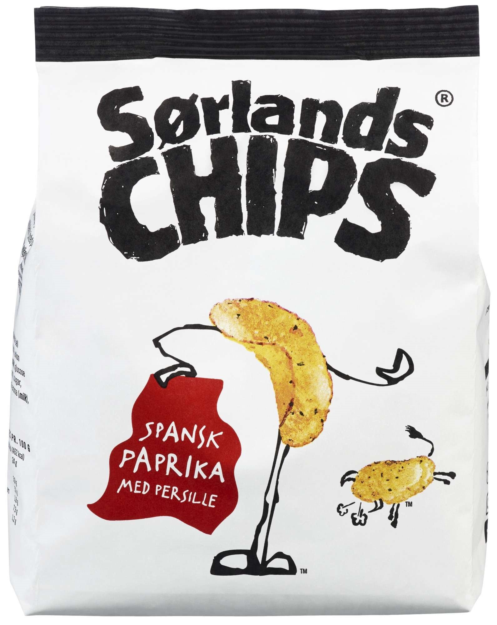 Sørlandschips spansk paprika 100g