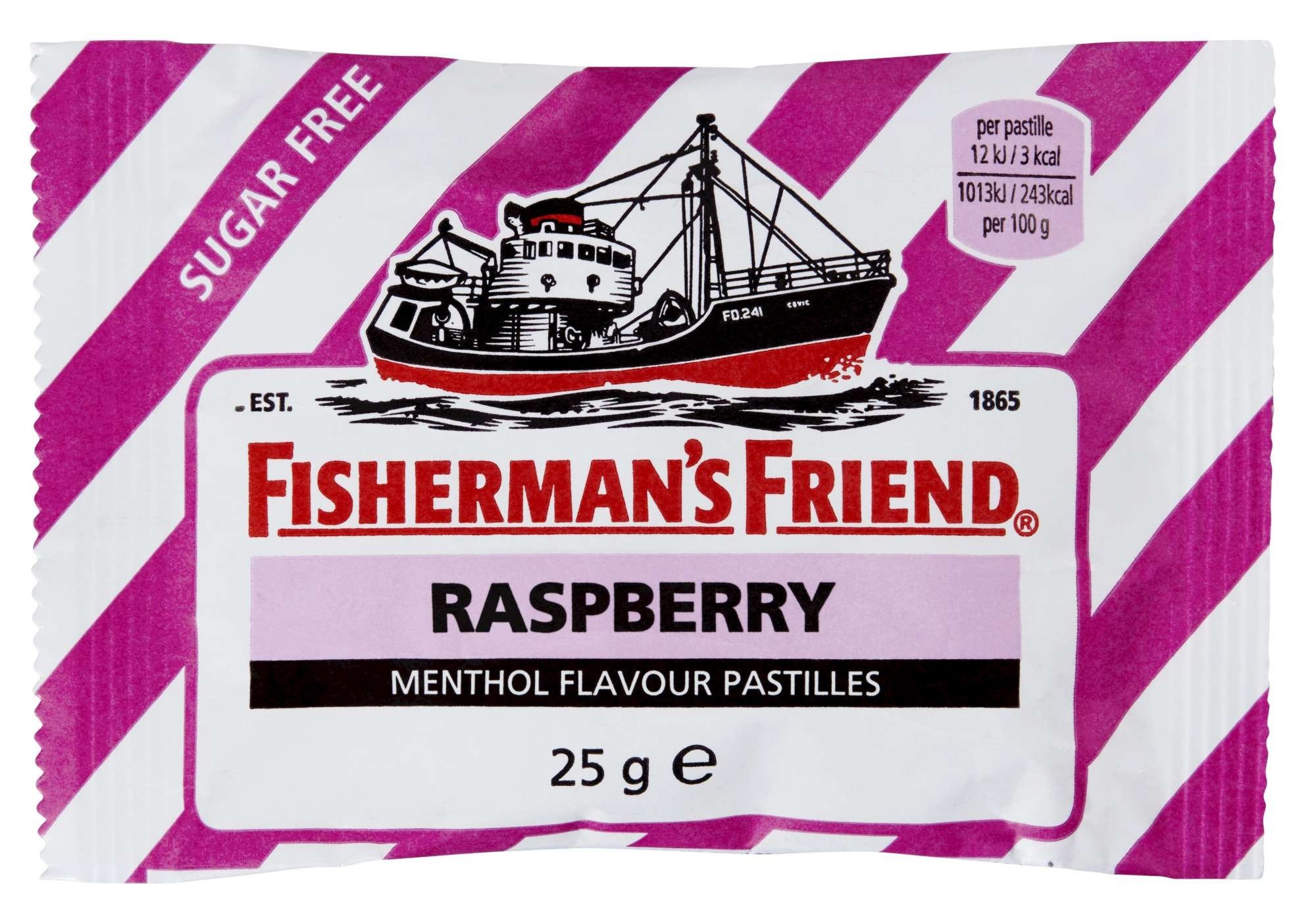 Fishermans friend raspberry    25g