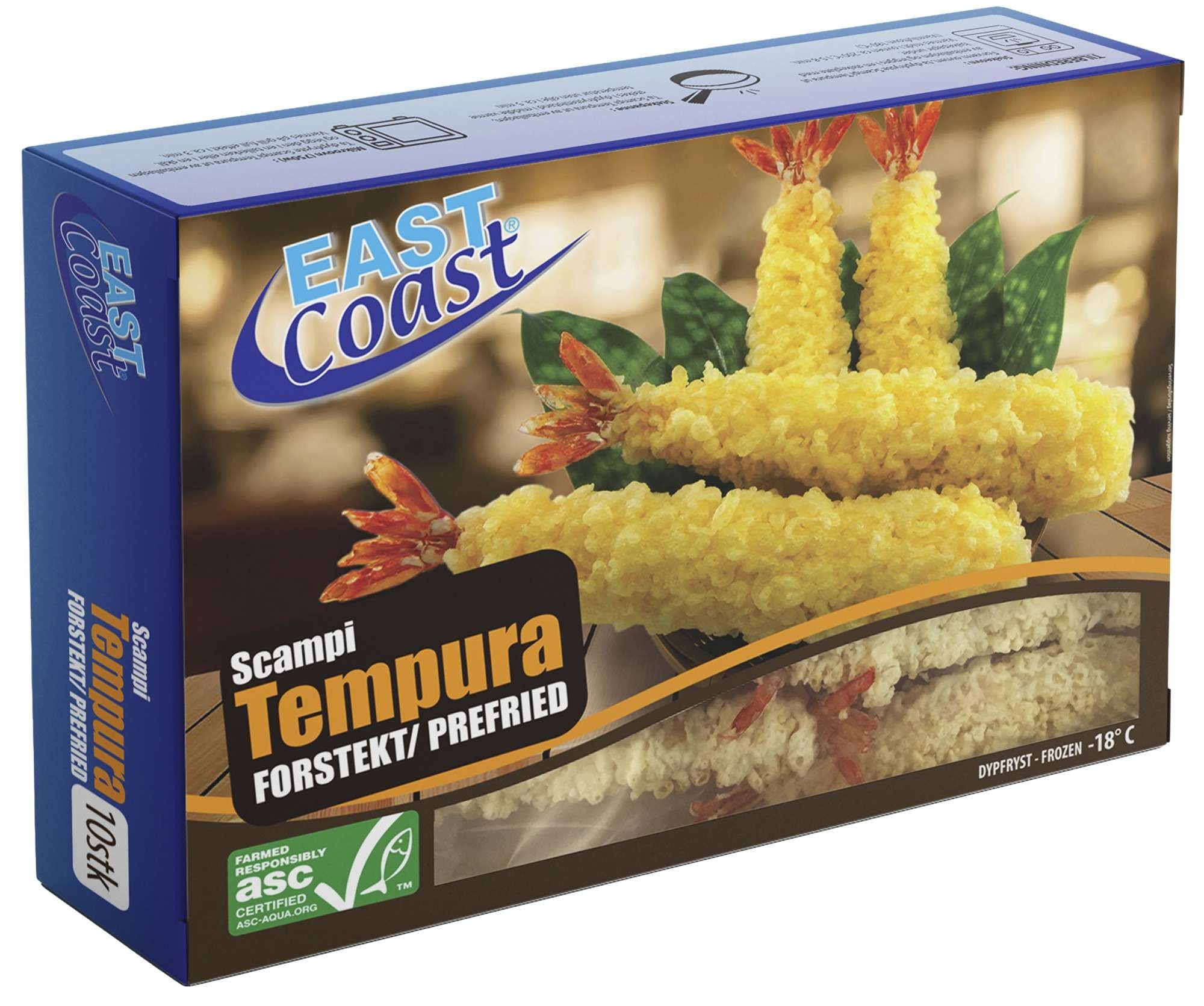 Scampi tempura forstekt 300g