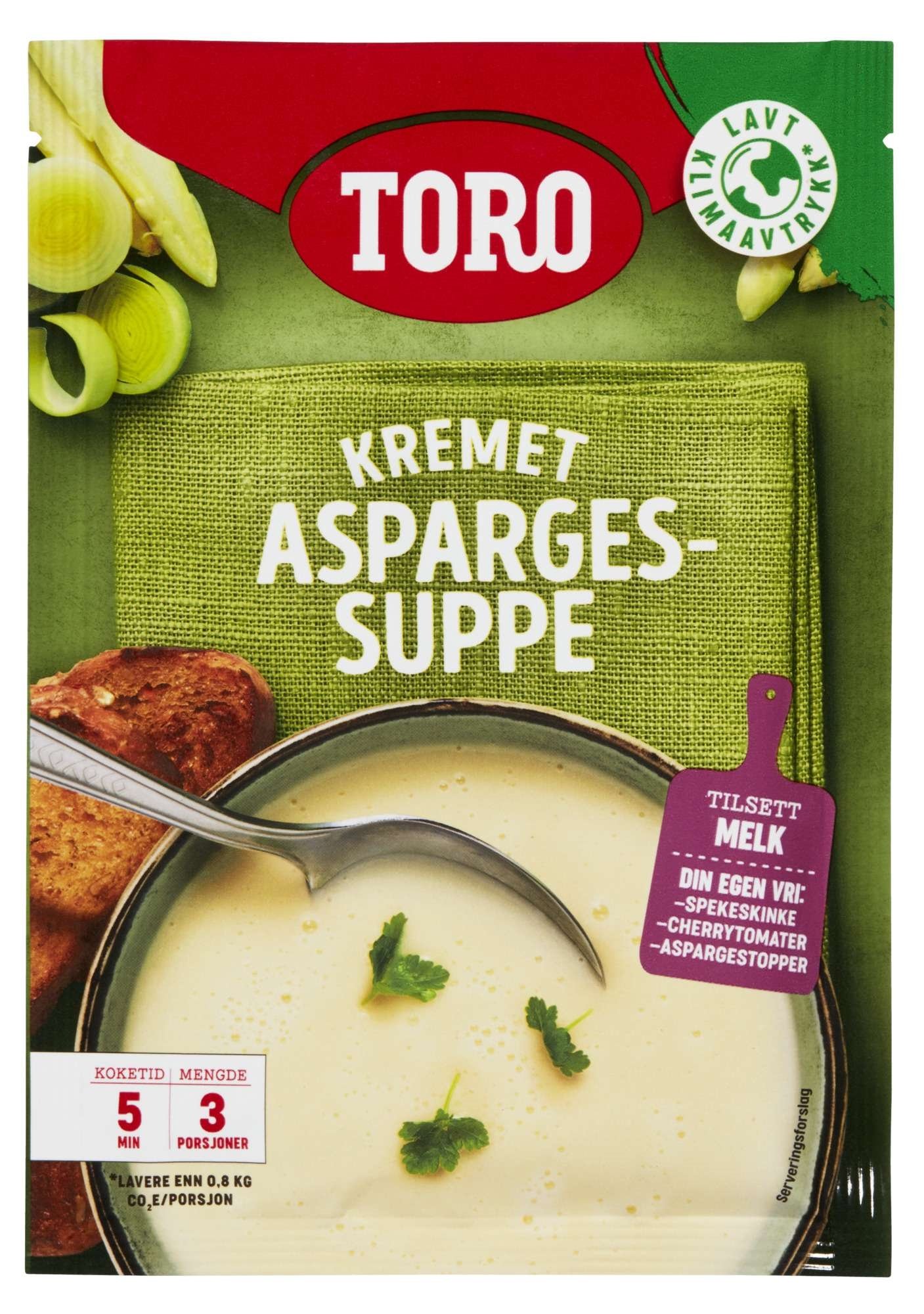 Kremet aspargessuppe   54g