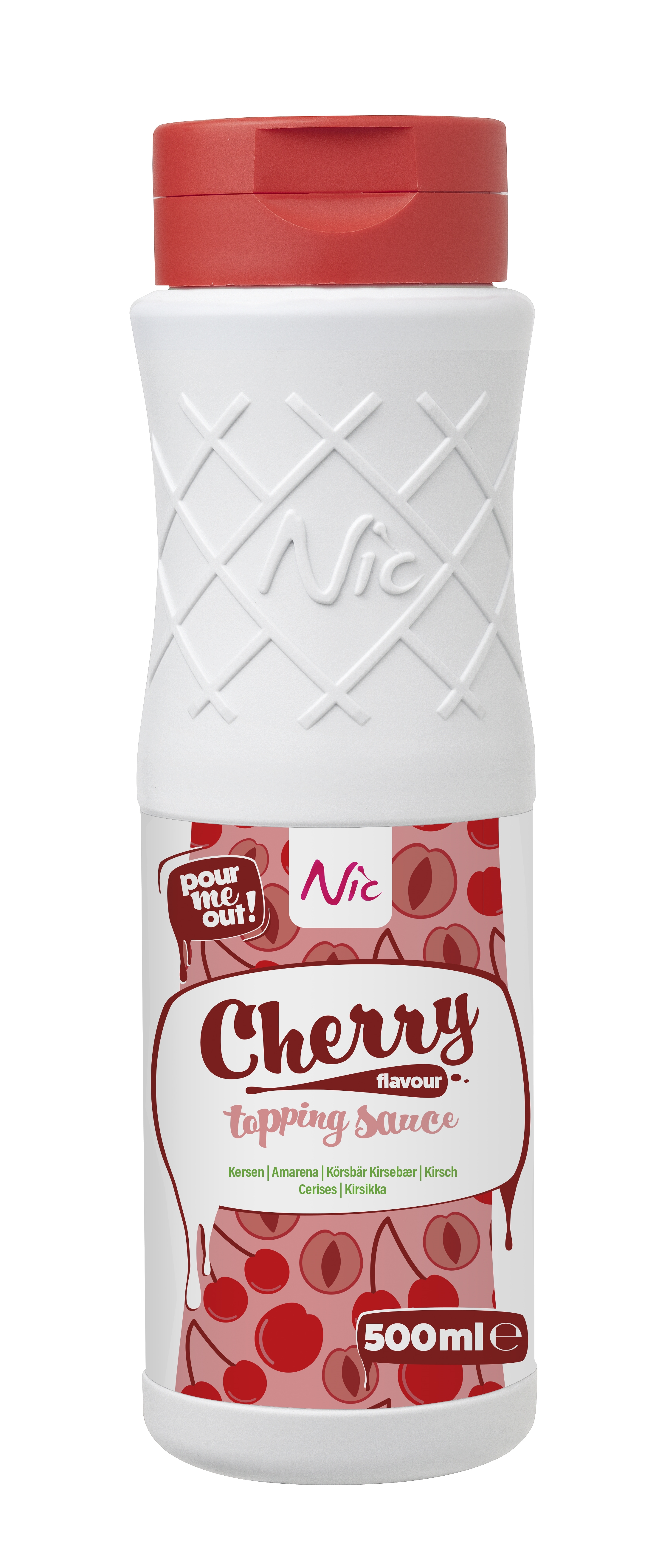 Cherry topping flaske   0,5l