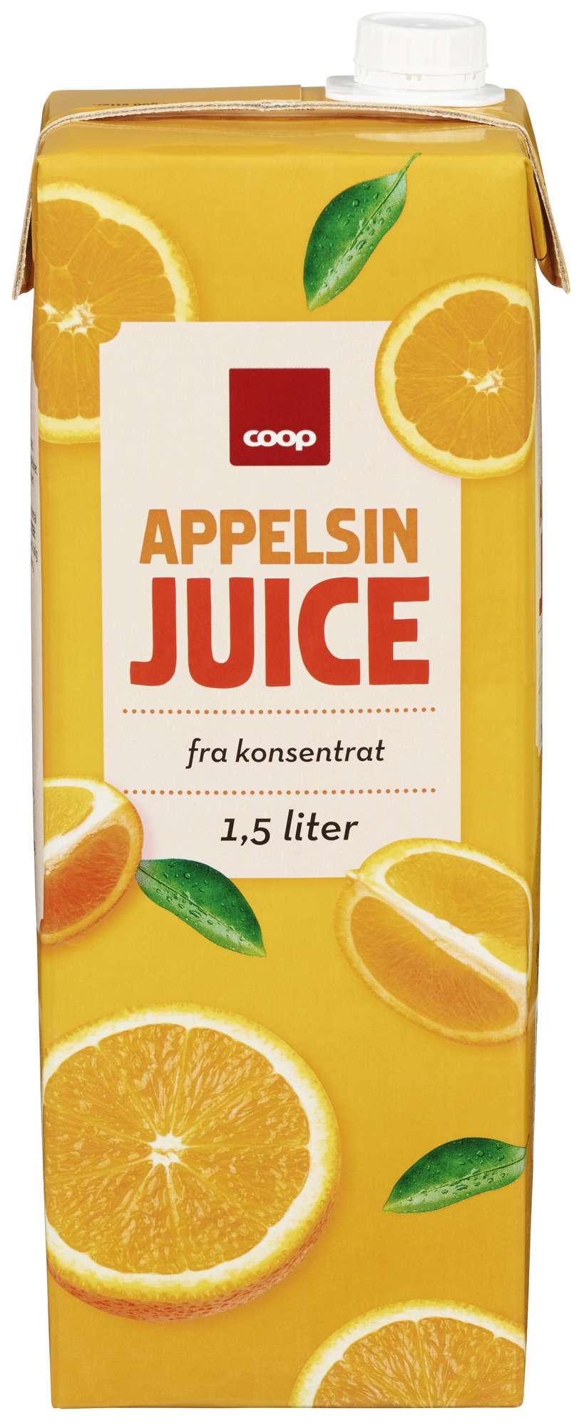 Appelsinjuice coop   1,5l