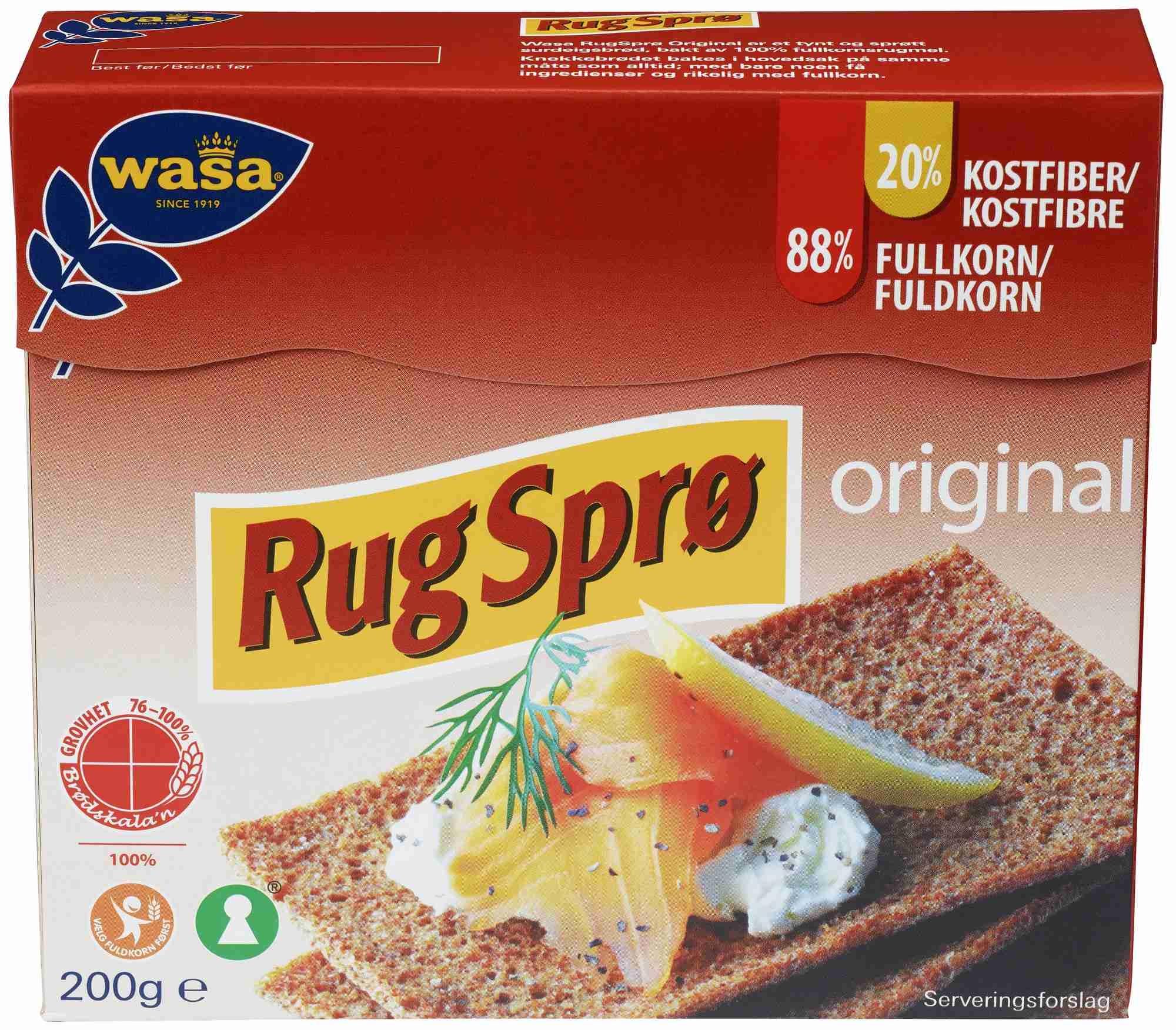 Rugsprø   200g